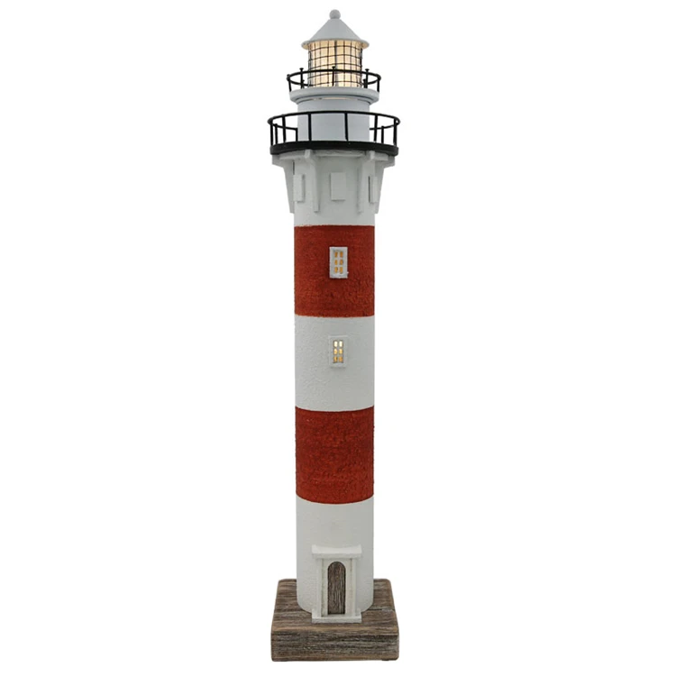 
Factory price wholesale nautical decor wooden lighthouse 