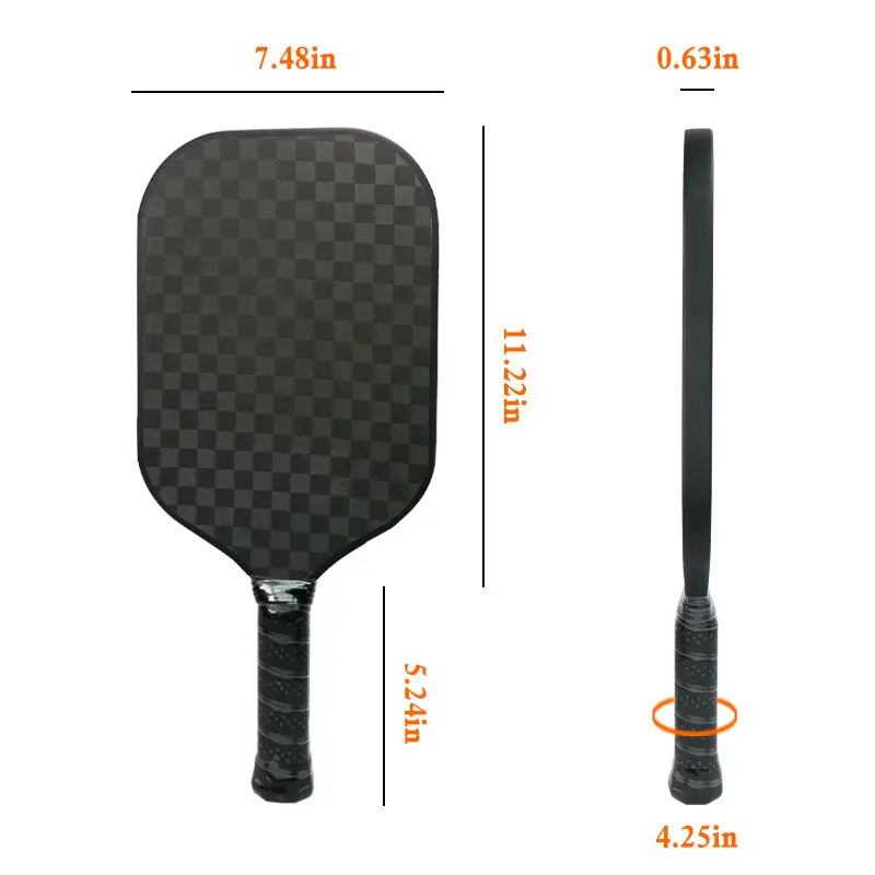 Wholesale Graphite 3k 12k 18k Pickleball Paddles Set Of 2 Graphite Lightweight Pickle Balls Equipment pickleball paddle4 balls