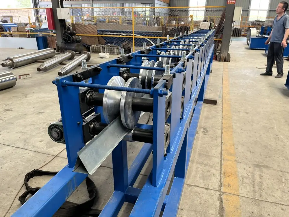 PPGI trapezoidal metal ibr roof sheet machine Roofing Corrugated Panel Cold Roll Forming Machine