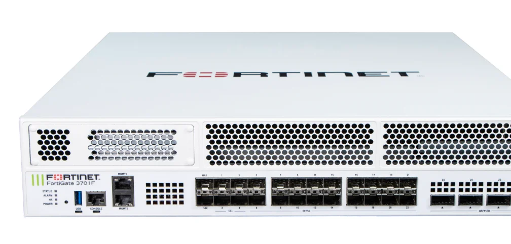 FortiGate 3700F hot selling Fortinet FortiGate 3700F Series 1U firewall Next-Generation Firewall SPU / vSPU processors FG-3700FF