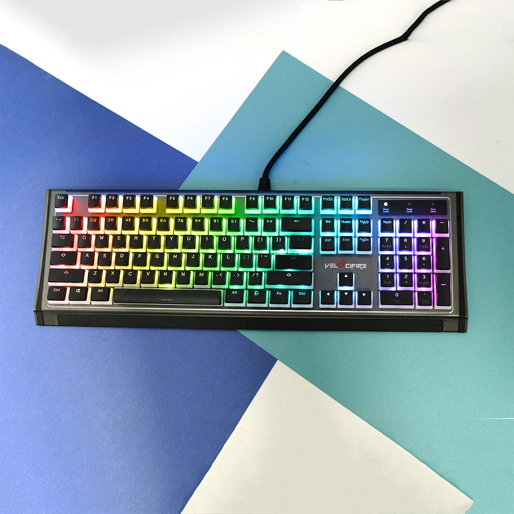 Pudding PBT Keycap 104 Custom Mechanical Keyboard Double shot Keycaps Doubleshot Keycap