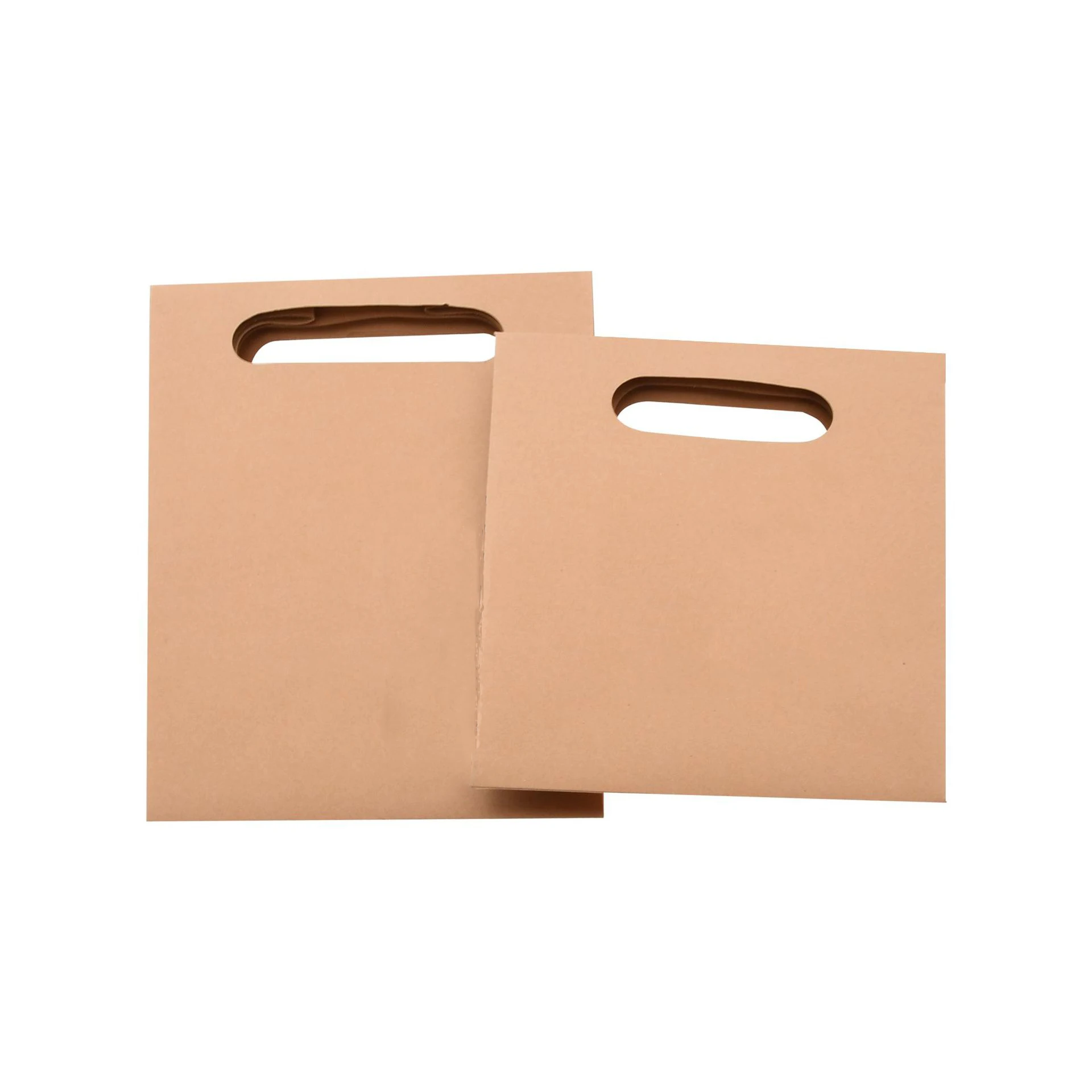 Kraft paper Biodegradable Brown perforated portable packaging custom printed Restaurant Takeaway bread Beverage food coffee bag