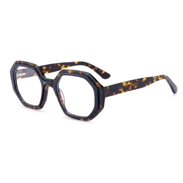 small bold thick acetate tortoise spectacles women stylish eyeglass frames men transparent stepper eyeglass frames