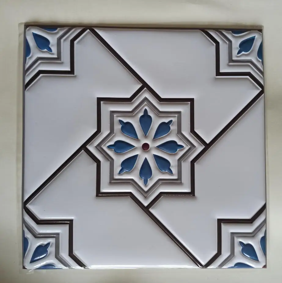 BSCI 3d wallpaper high quality wall tile sticker for kitchen and bathroom