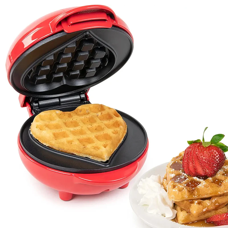 Anbolife Hot selling Mini Waffle Maker Omelet Maker Skid-resistant Pancake/Sandwich/Waffle Maker