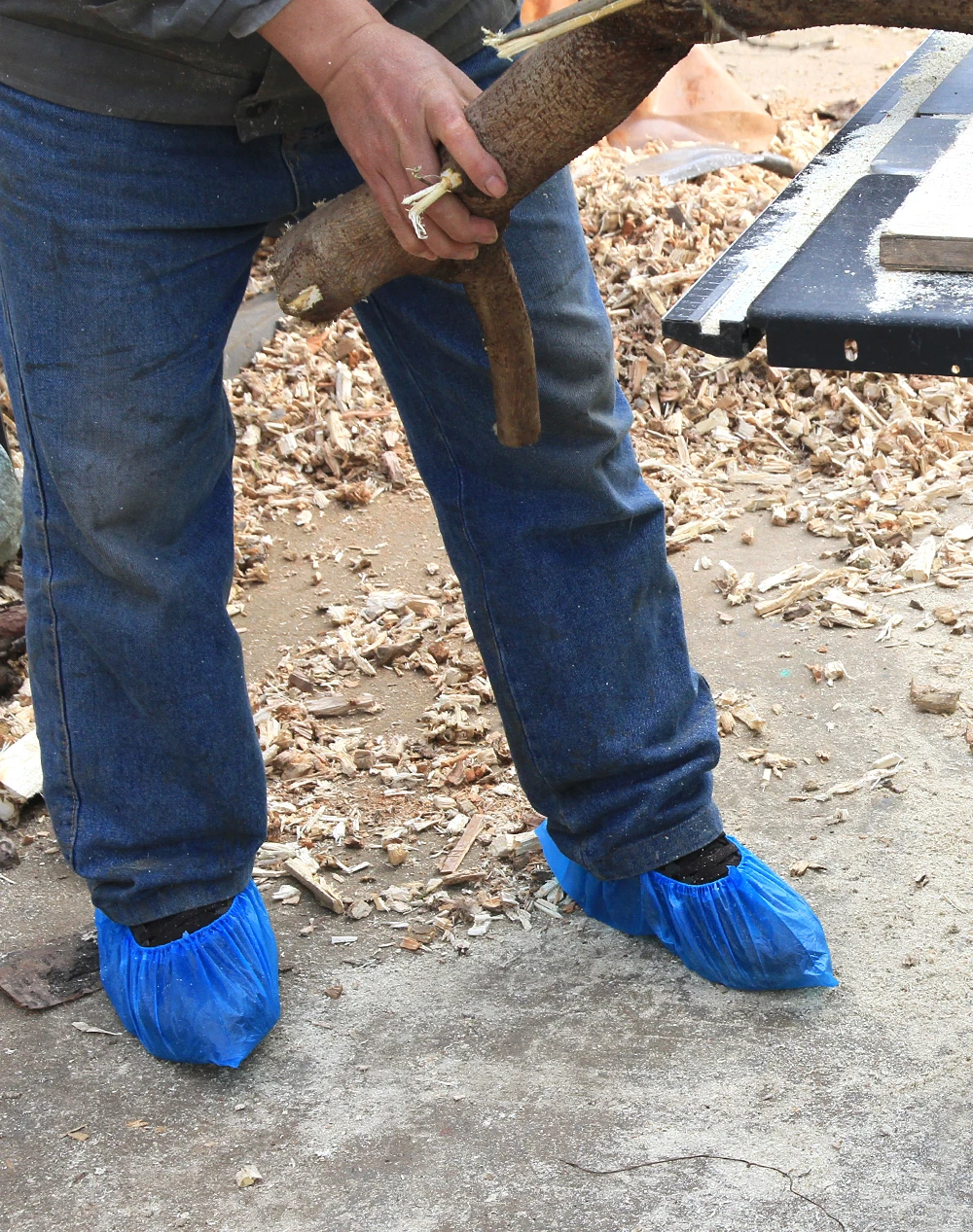 Disposable Plastic PE Shoe Cover Disposable Waterproof Shoe Cover