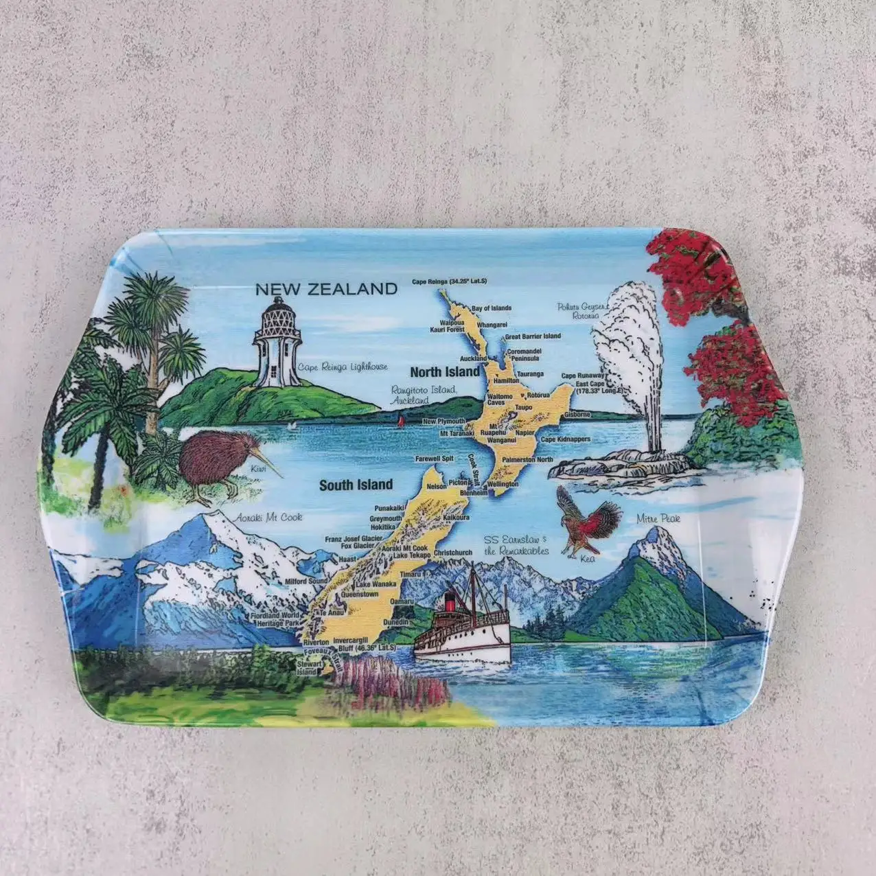 Wholesale Custom Printed Melamine Plastic Tray Food Grade Melamine Serving Trays