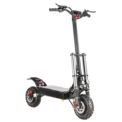 China High Speed 1200W Dual Motor Double spotlight 11 Inch Off Road Wide Tire Mobility Scooters Electric Scooter For Adults