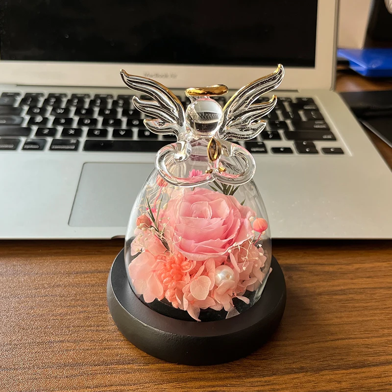 Factory production Customized unfading rose wholesale preserved rose in glass