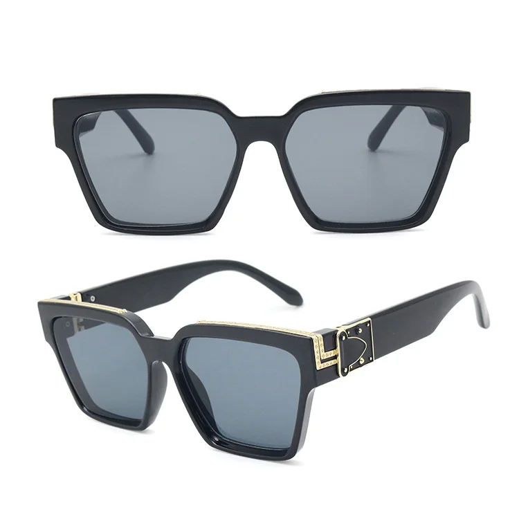 Роскошные брендовые дизайнерские солнцезащитные очки Gafas De Sol в квадратной оправе негабаритные для мужчин и