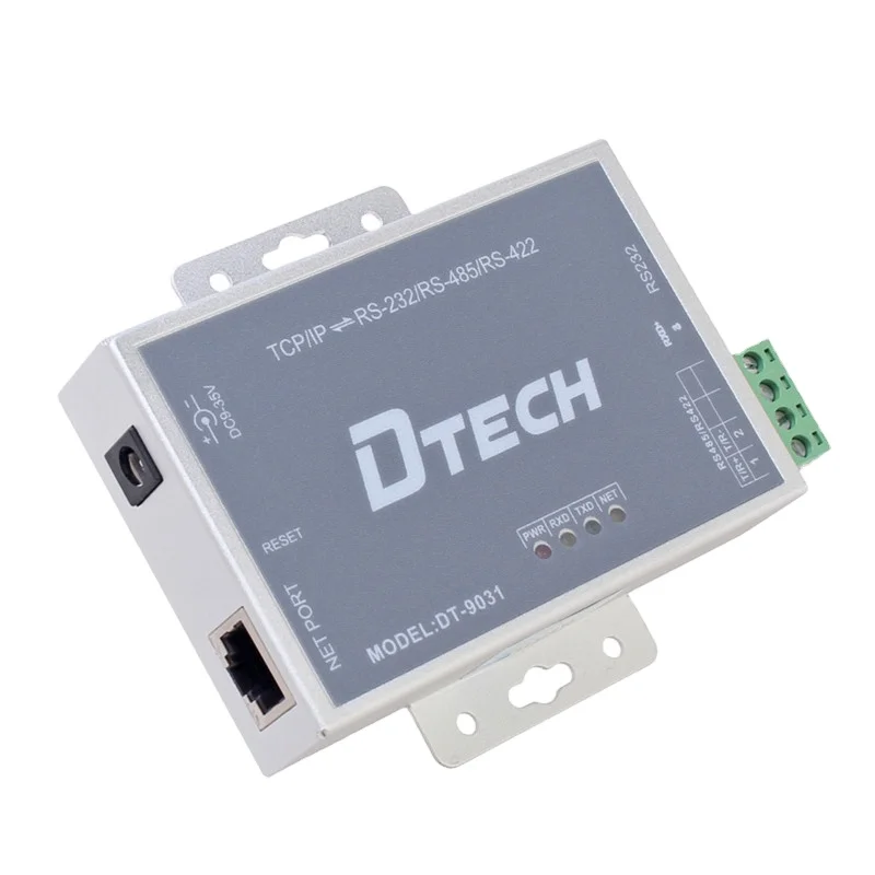 DTECH TCP/IP To RS232/RS485/RS422 Three-in-one serial server 1200 bps to 115,200 bps