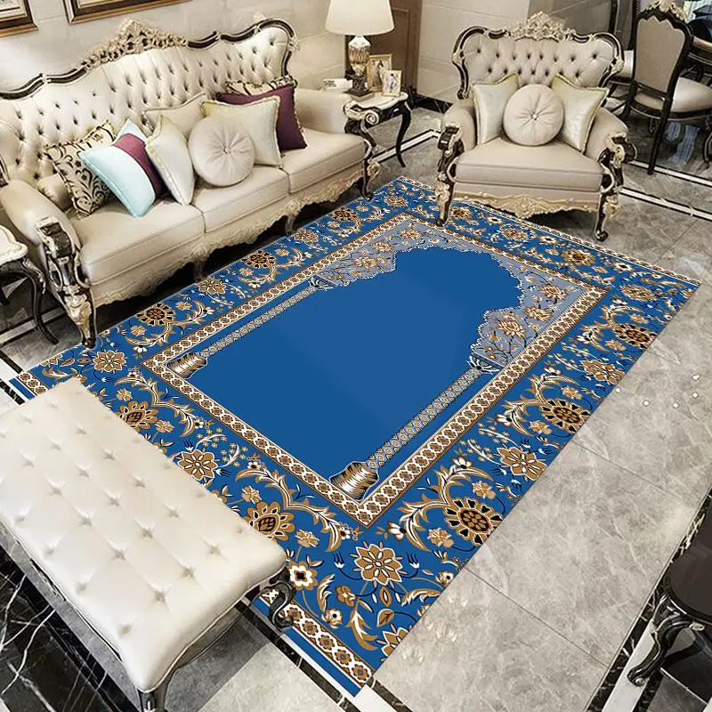 Wholesale rate Living Room Area Rug Prayer Rugs and Carpets Accept Customized 3d Print Prayer Mat
