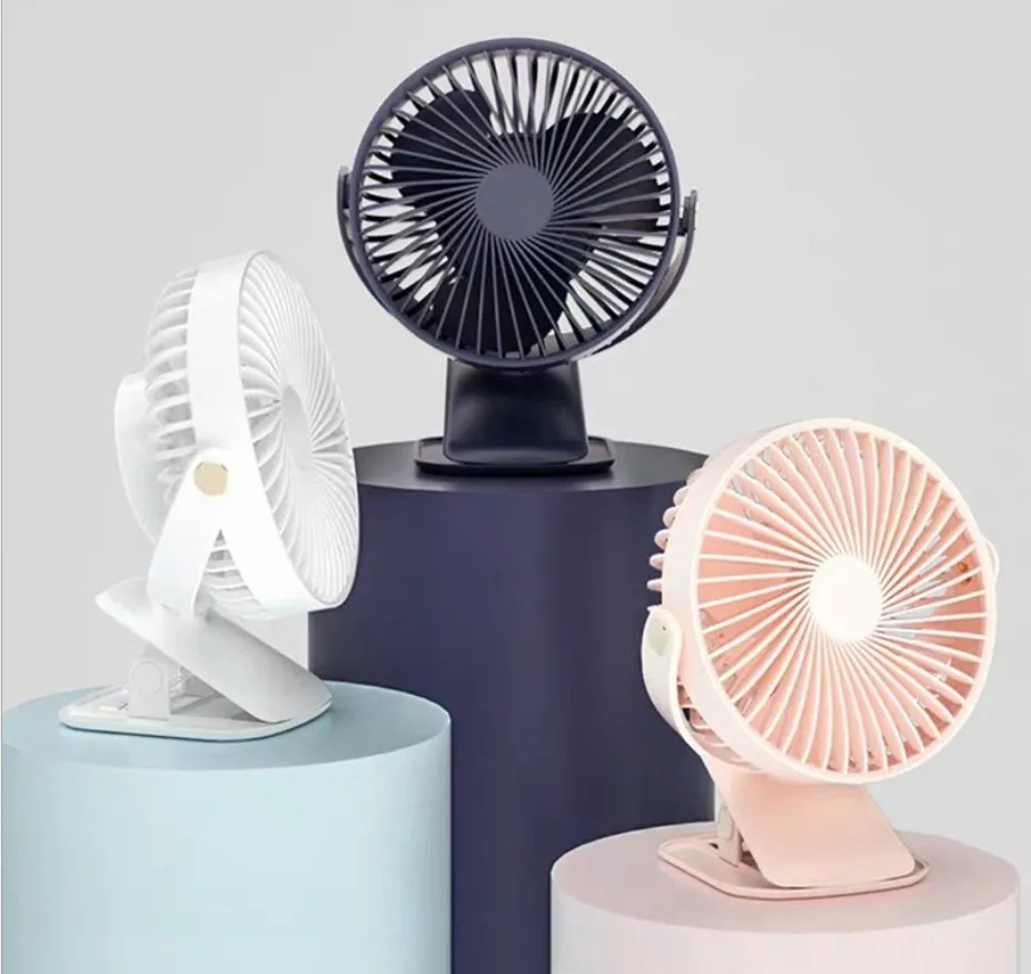 Wholesale Factory Directly Supply Handheld Portable Grow Tent Clip On 360 Degree Oscillating Mini Fan