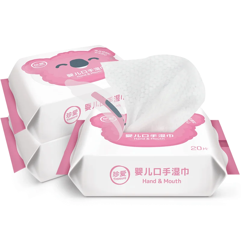 BB51 бутылка с водой младенца салфетки без спирта 20 шт. рук малыша уход за кожей лица влажные салфетки