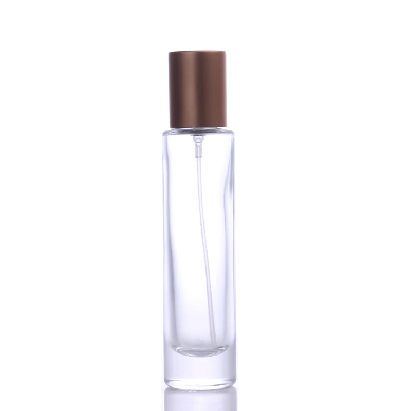 Luxury Empty Transparent 30ml 1oz Glass Perfume Bottle Packaging Spray Parfum Bottle with Cap