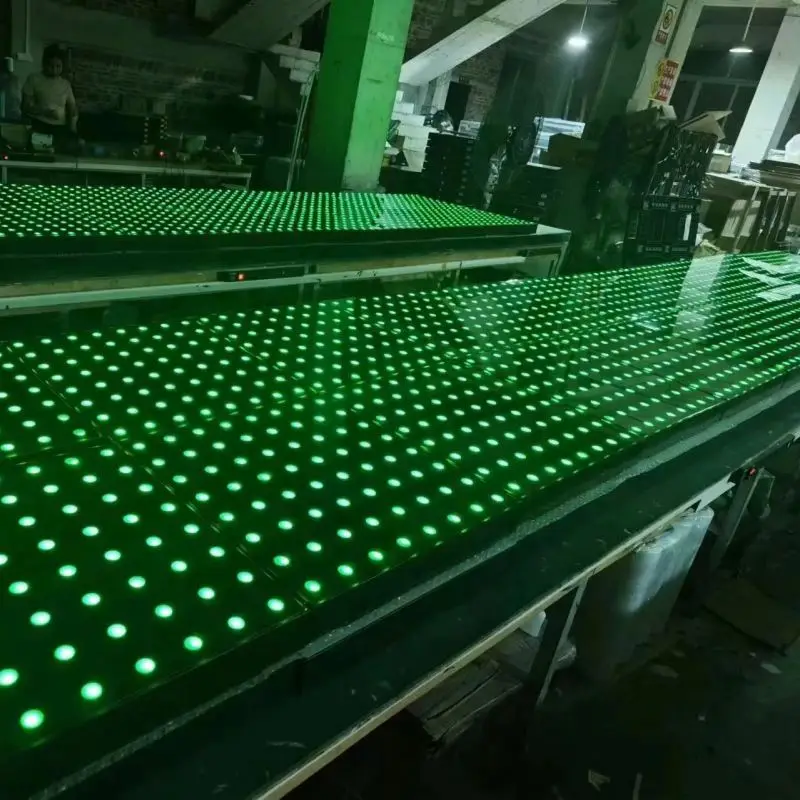 Cheap price interactive floor led video dancing floor dj light for wedding party disco