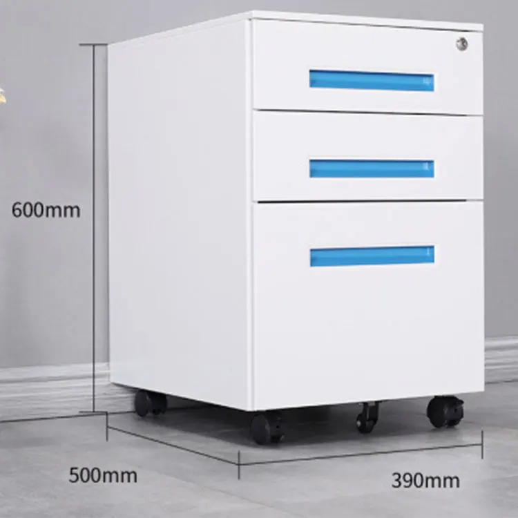 Factory directly supply good price custom Side pull Steel drawer cabinet movable cabinet