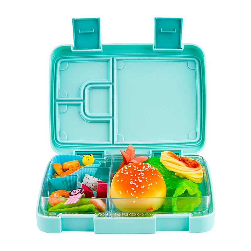 Most popular customized 4 compartment bento lunch box for kids school