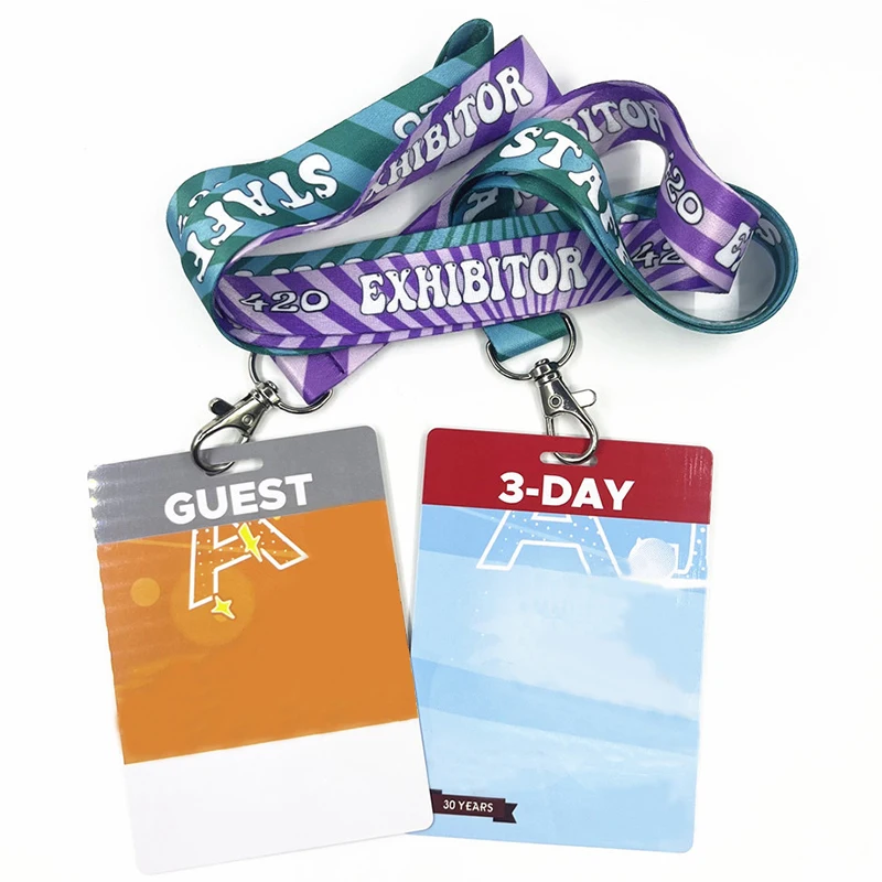 Polyester Lanyard Blank Inkjet Rfid Id Card Printing Vip Pvc Business Cards Custom Pvc Card With Punch Hole