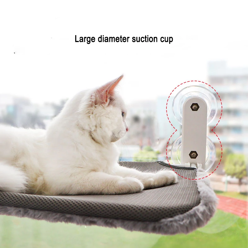 Customized Cordless Metal Cat Window Perch Hammock Cat Bed Window Shelves Hammock For Cats