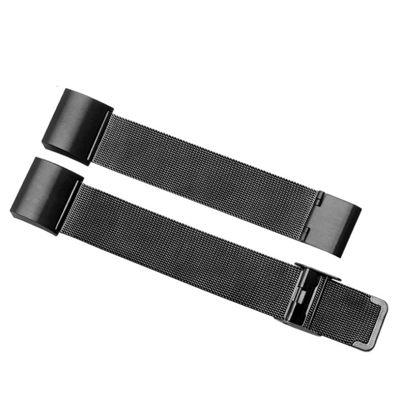 18mm 316L Stainless Steel Metal Watch Band Adapter Replacement for Fitbit Charge 2 Armband Strap Connector
