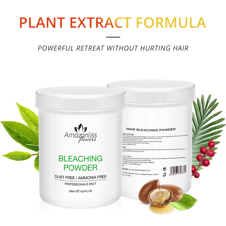 Bleach And Developer for Skin for Used Oil Chemical Private Label Hair Bleaching Powder