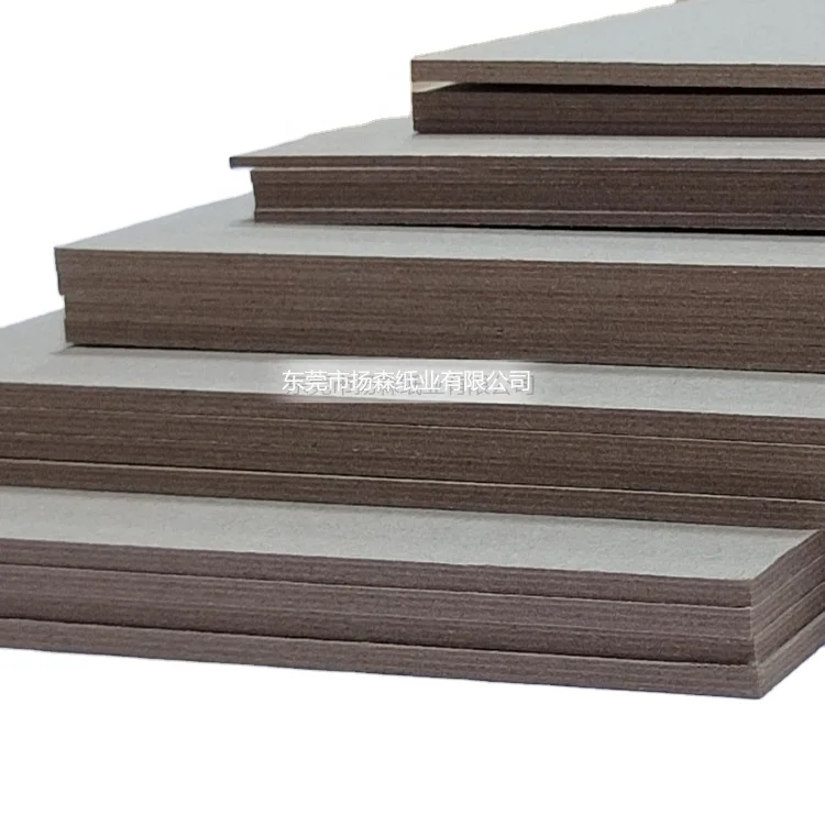 1.5mm Grey Board Wood Pulp Grey Cardboard Packaging 2.0mm Grey chiboard