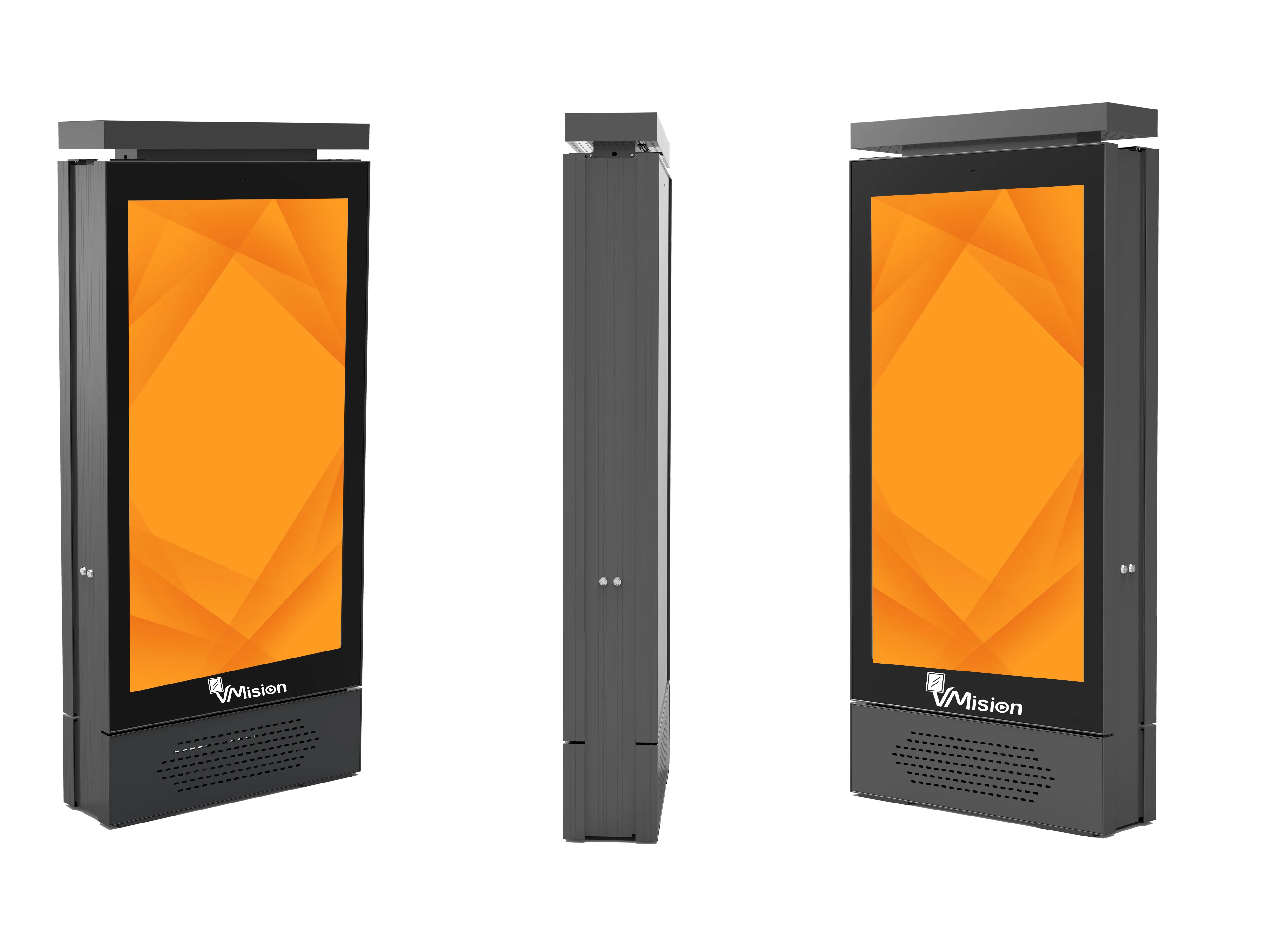VM-ODV2 наружный IP65 3000 nits яркость все алюминиевый двухсторонний экран киоск водонепроницаемый для проезда через Ресторан