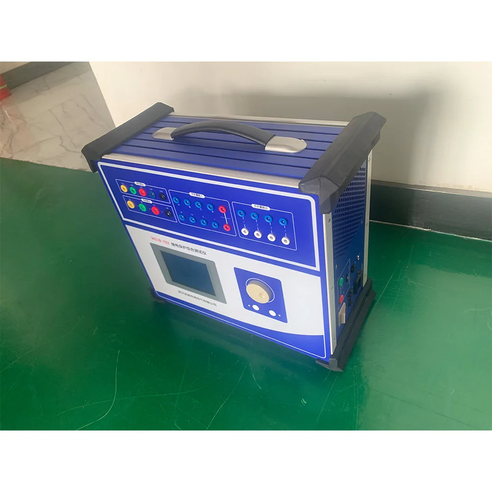WDJB-702 3 Phase Relay Protection Testing Equipment single chip Test Set 40A 120A