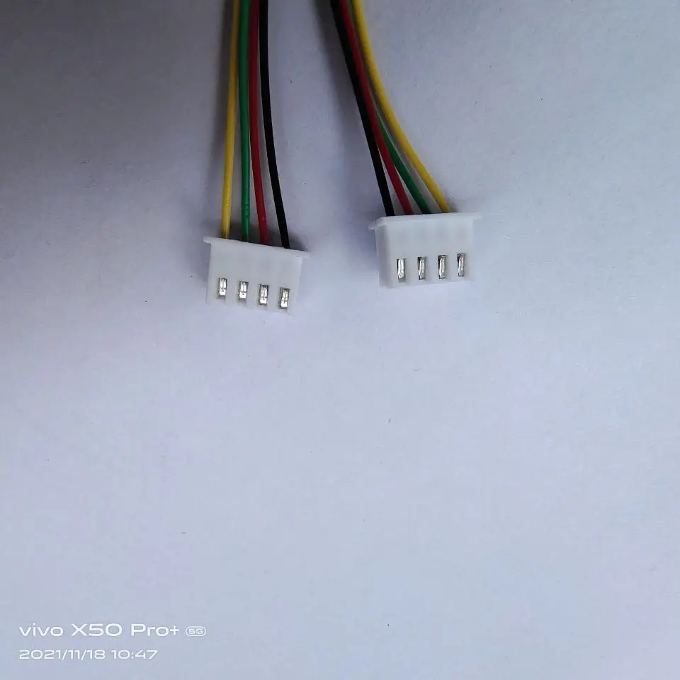 baba top products 26AWG 4C multi core robot cable RJ12 to XHR-4 custom