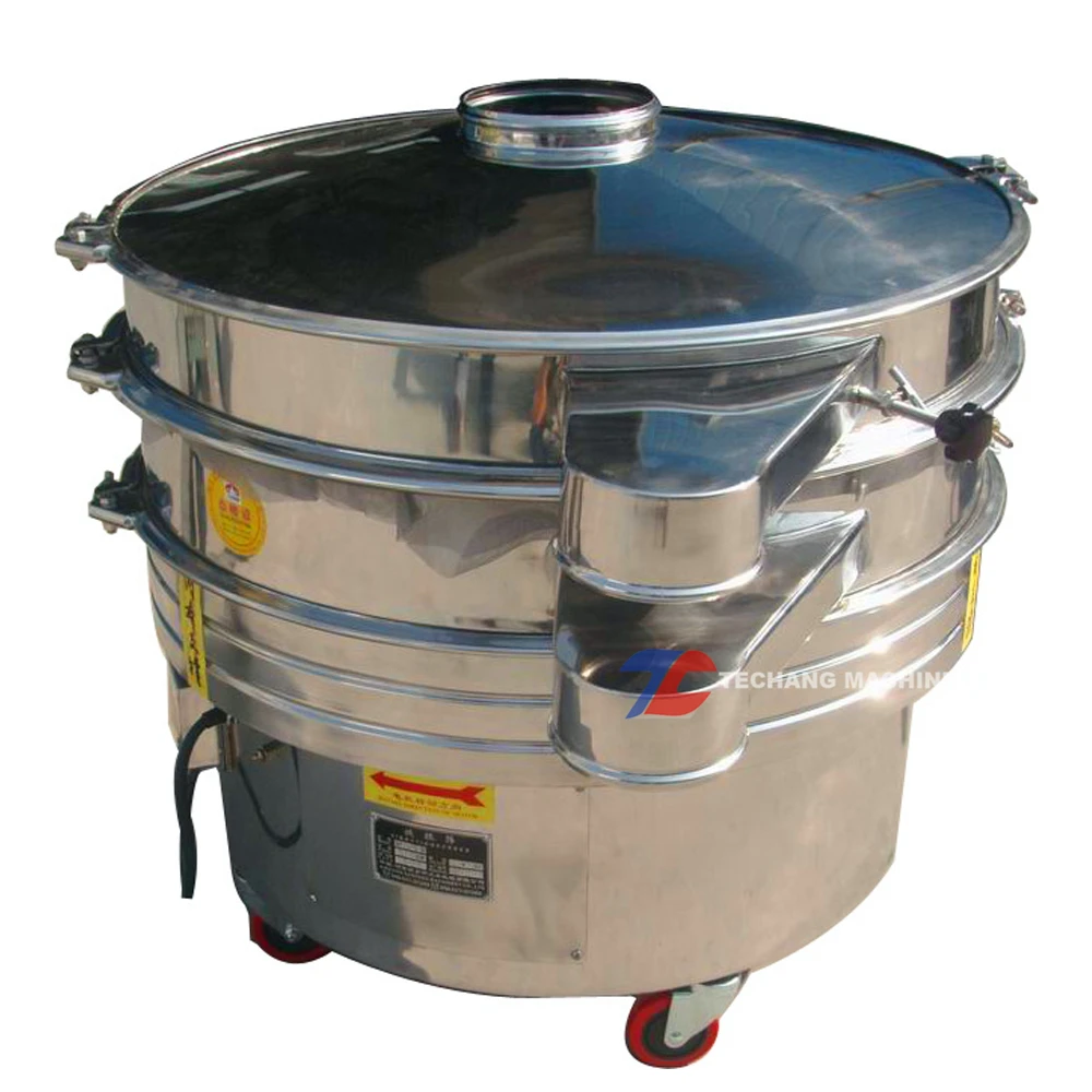 China supplier rotating vibro sieve / organic fertilizer sieve machine