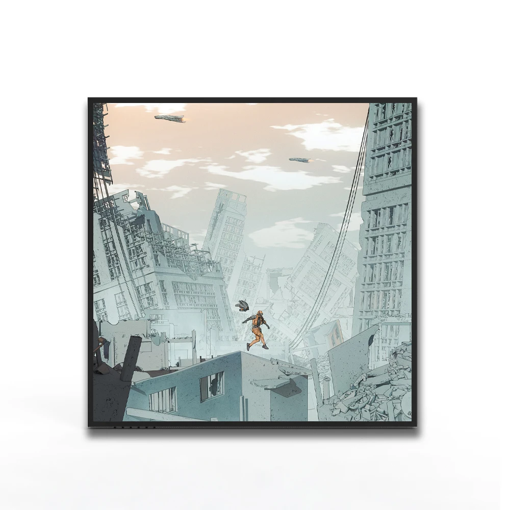 Square display digital art display industrial square lcd tft monitor for gallery