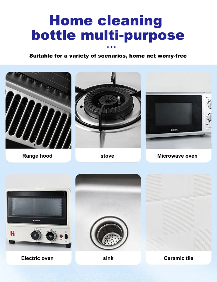 Supplier Hot Selling Kitchen Liquid Spray Cleaner Multipurpose Foam Stain Remover Cleaner