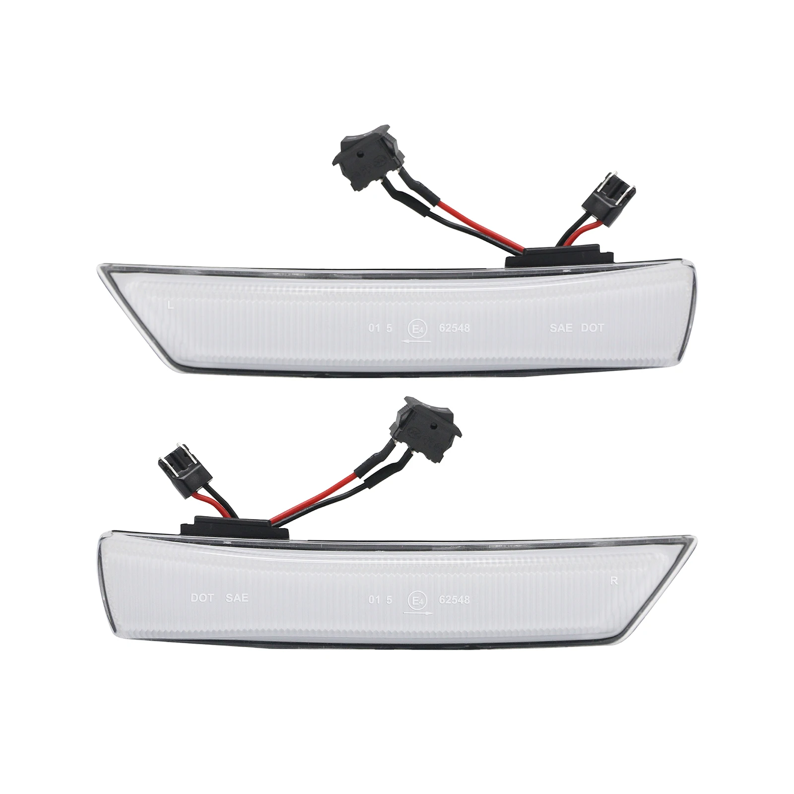 Ailead Hot Sell Dynamic Led Turn Signal Light Smoke Lens Led Side Mirror Blinker For Ford  For Focus II 2008-2011