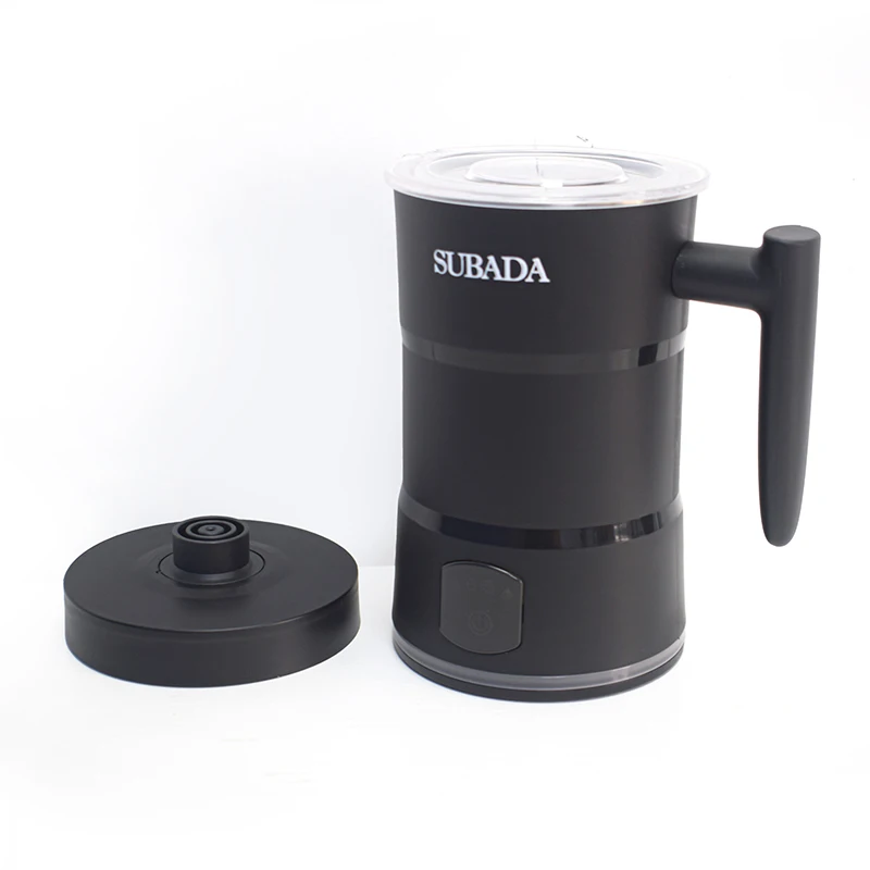 New Customized Stainless Steel Milk Frothing Machine Smart Milk Frother Kettles 14.5OZ for Office Worker Making Cappuccino Latte