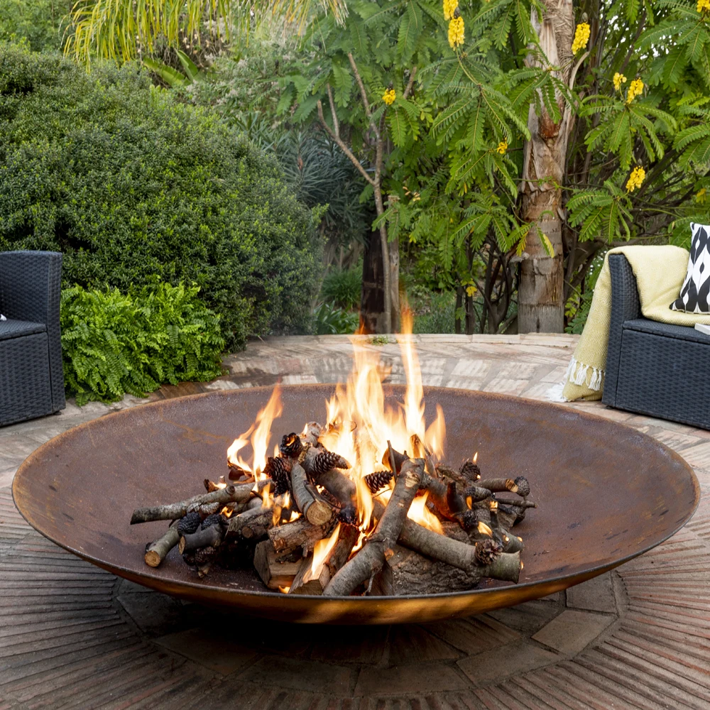 outdoor Flat  OEM Portable Pop-Up Foldable steel fire pit