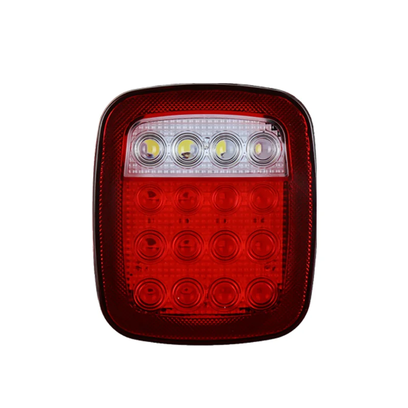 HST-20419 16 LED Tail Lights Fit For Truck Tractor Trailer 24V Rear Lamp Universal  12V Indicator Lights