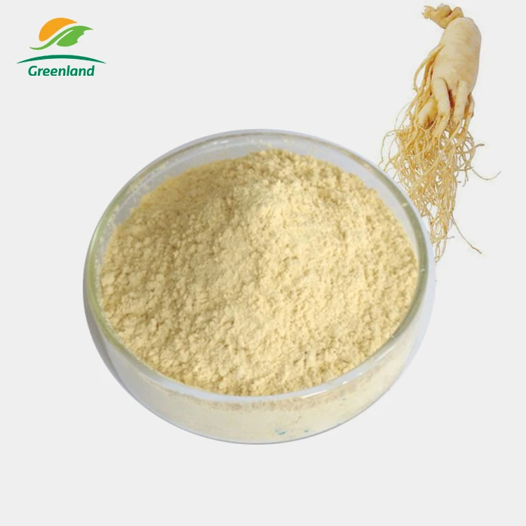 Halal Panax сушеный красный корейский Panax порошок корня женьшеня Ginsenoside 5%-80%