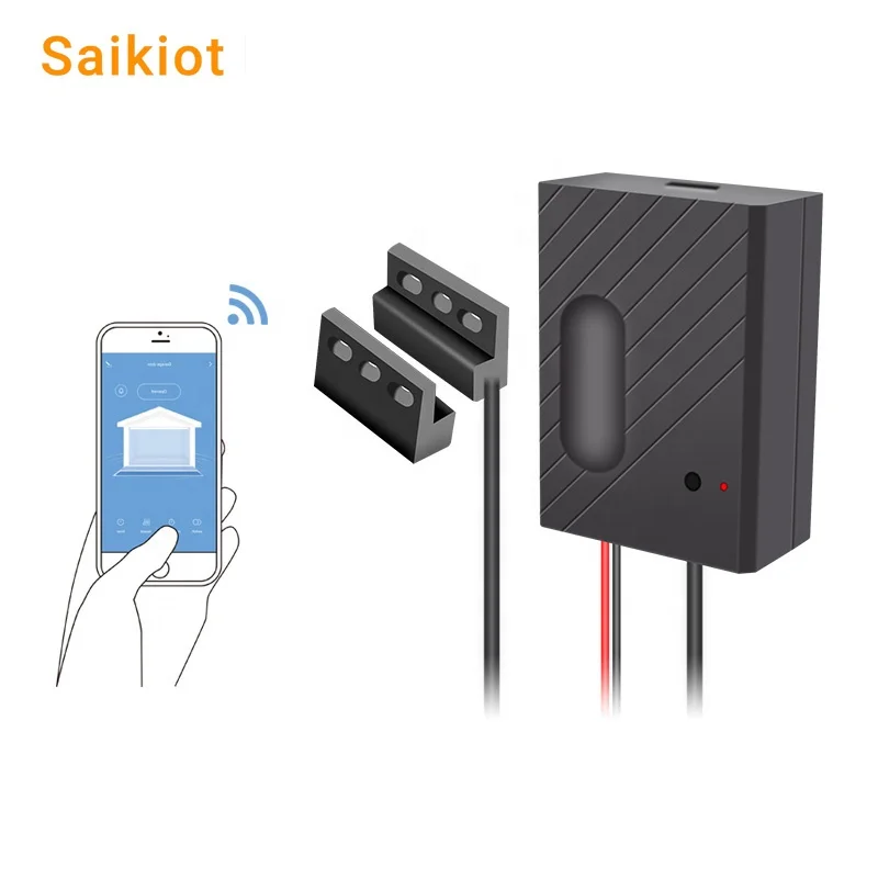 Saikiot Tuya Garage Door Motor Control WIFI Automatic Garage Door Open/Close Sensors Alexa Google Wireless Garage Door Opener