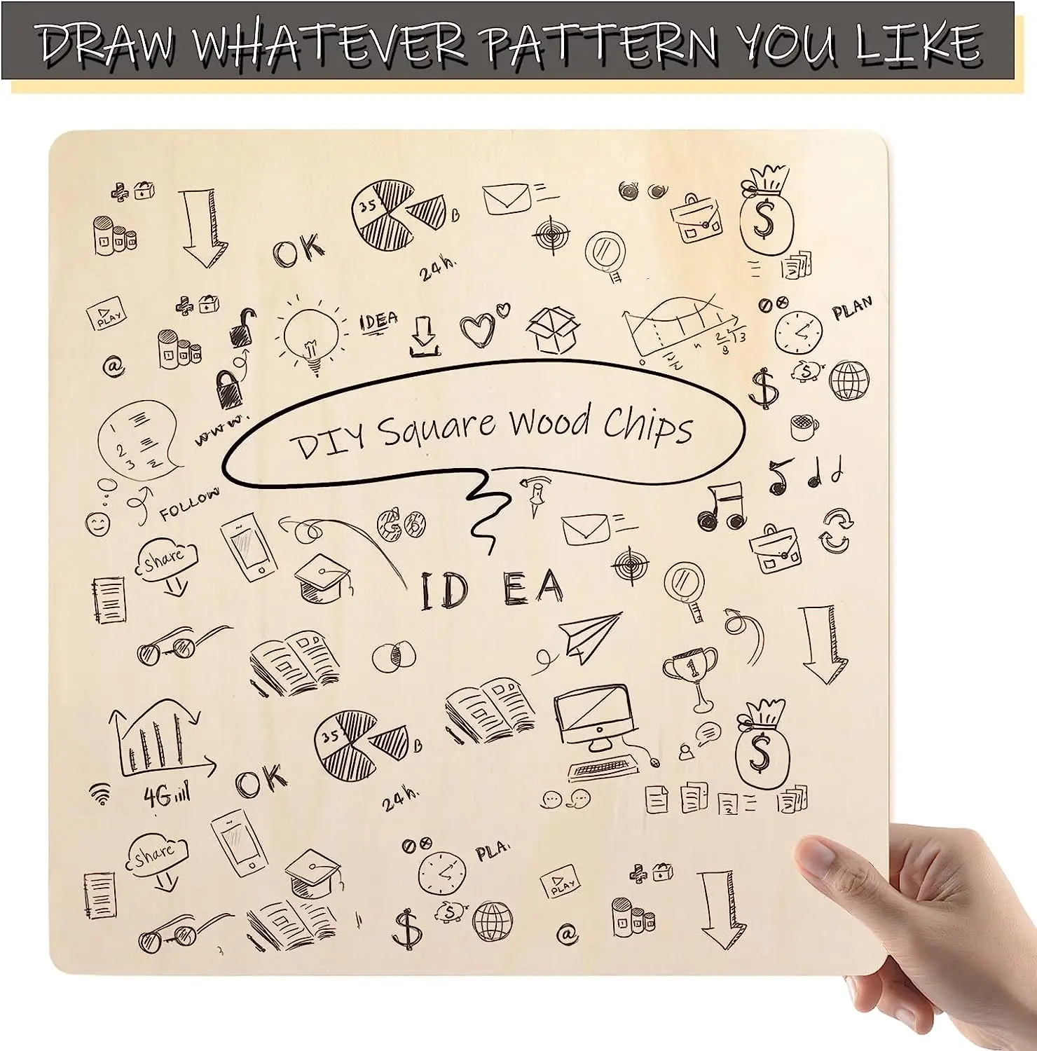 cheap price laser engraving unfinished wooden thin basswood sheets, wood squares for crafts wood burning diy model making