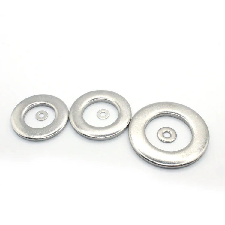DIN125 SS 304 316 stainless steel Flat Washer m10 m12  m24 m35 m50 large flat round washer Plain Washer