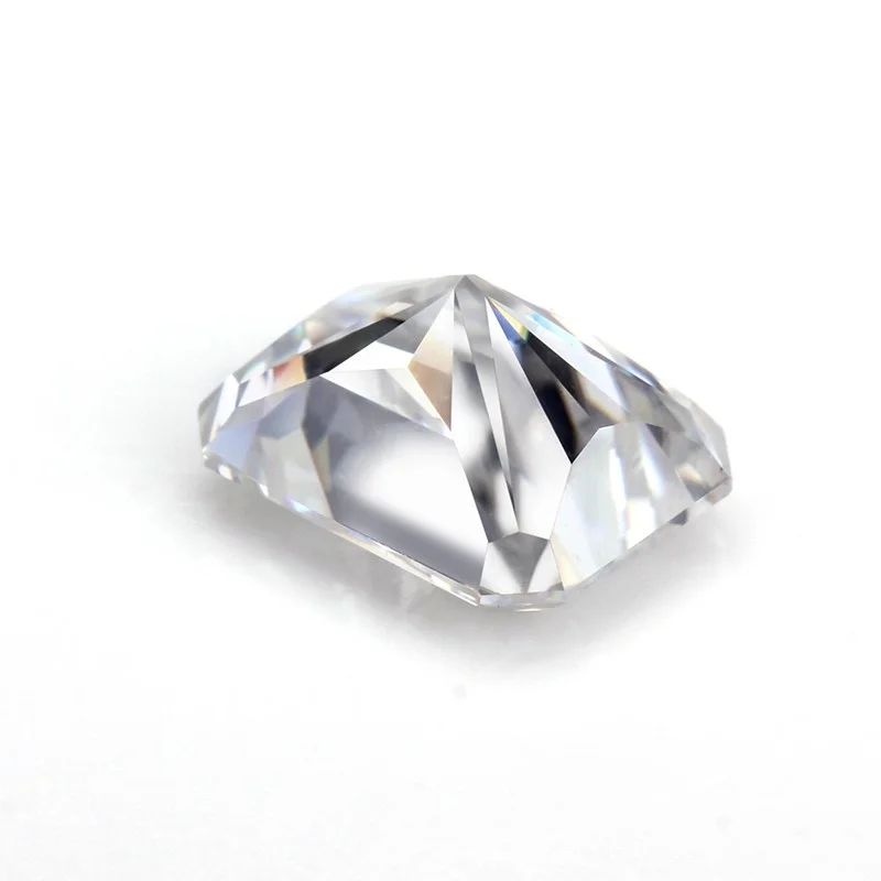 Thriving Gems Wholesale loose gemstones white radiant cut Synthetic Moissanite Diamond For Jewelry