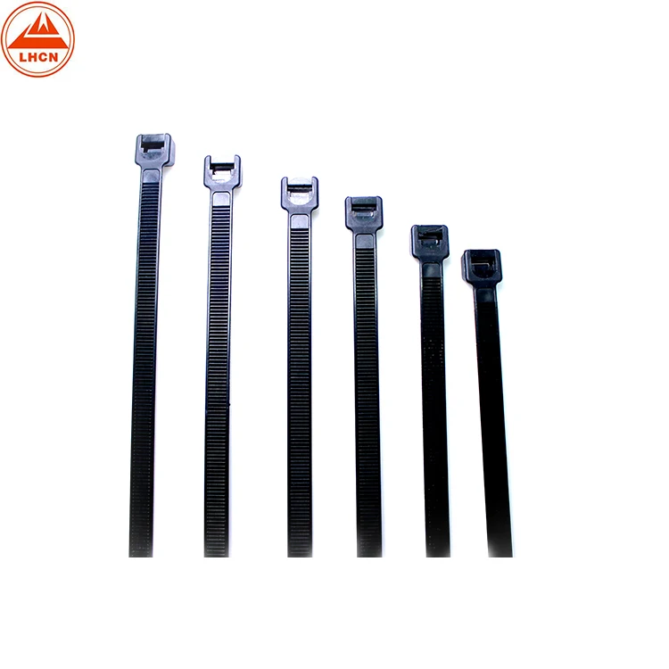 Plastic nylon 6.6 Reusable Quick Releasable Cable ties zip ties