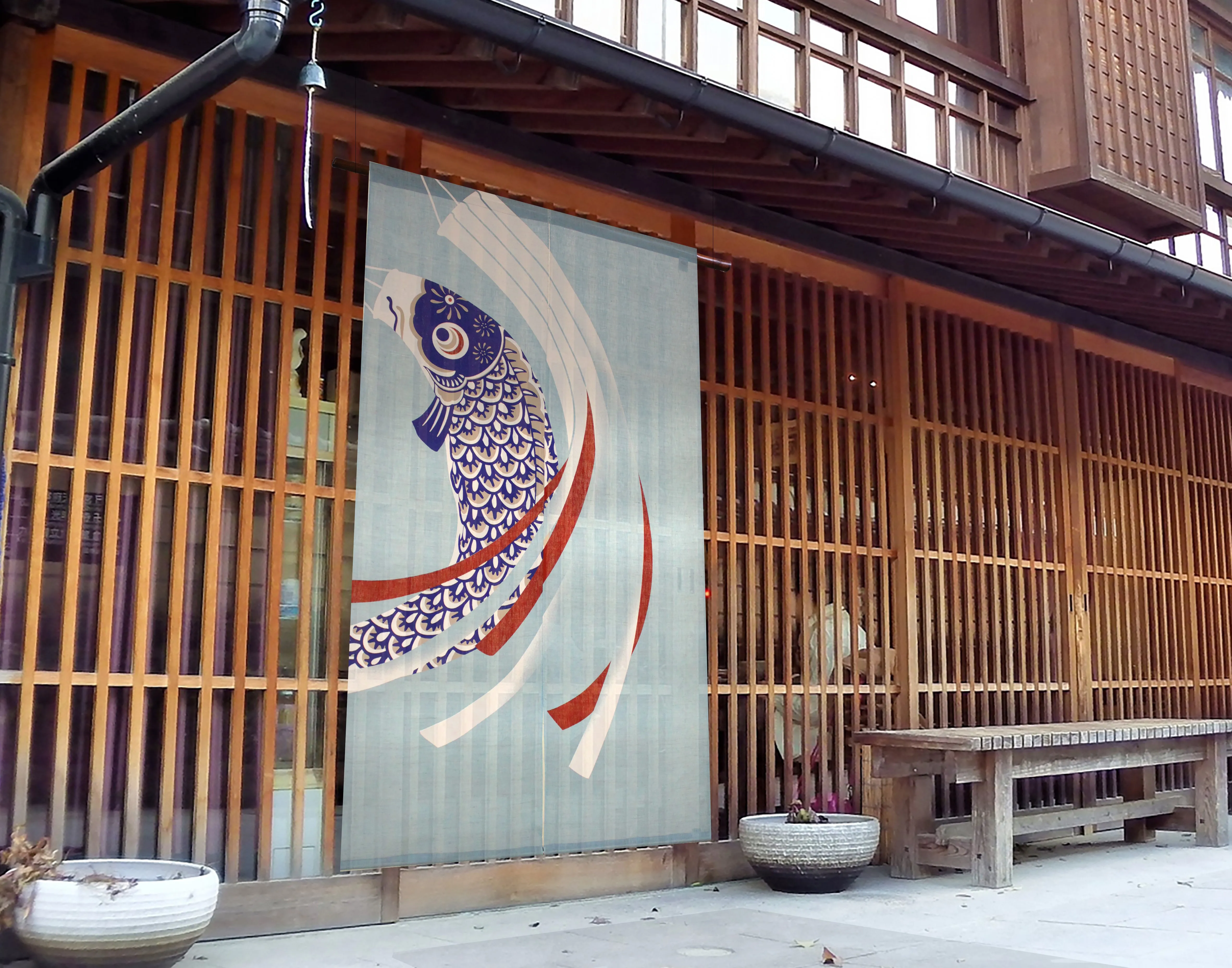 Natural materials Japanese linen fabric blackout curtain cloth