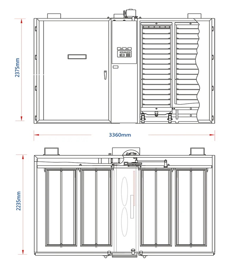 Large capacity Fully automatic Set 10000 19200 22528 poultry duck chicken broiler goose egg electric setter incubator hatcher
