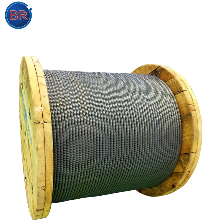 Manufacturers BS 302 Standard High Carbon 8*19S Steel Wire Rope For Elevator 12mm 16mm