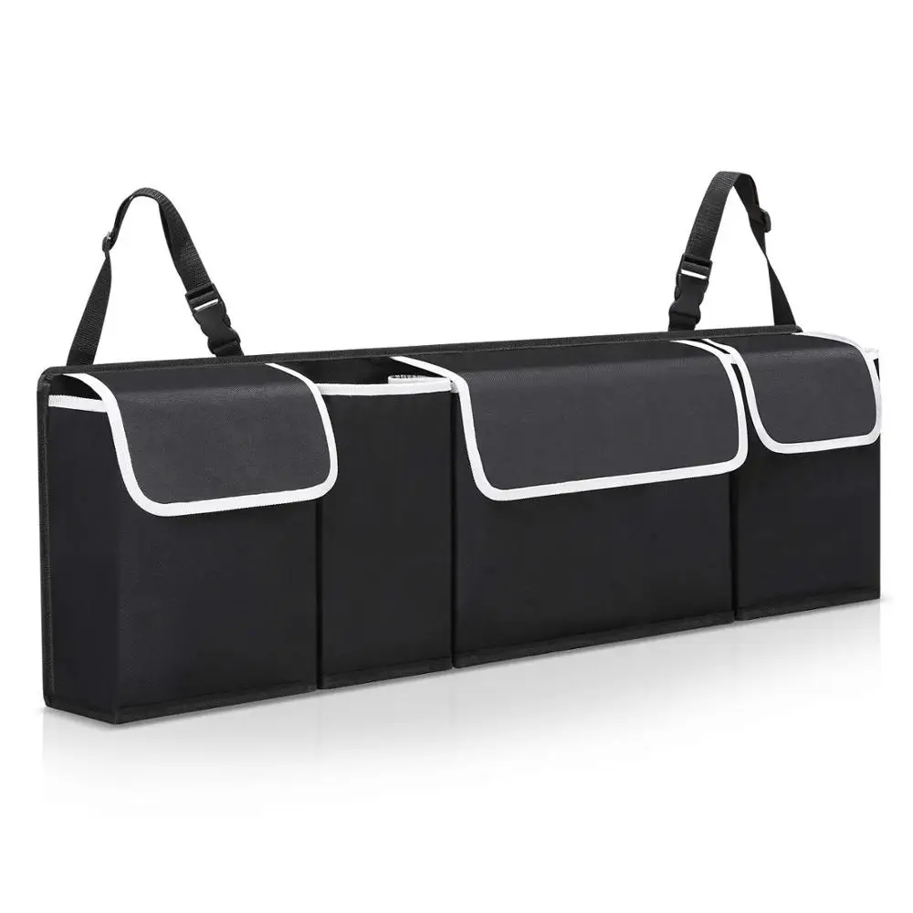 High quality hanging foldable auto back seat boot car trunk organizer for SUV