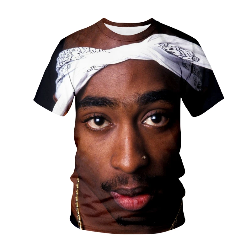 New Arrival T-shirt 2PAC 3D Print Streetwear Rapper Hip Hop T Shirt Men Women Sport Casual Tees Tops Tupac Male Tshirt Clothing