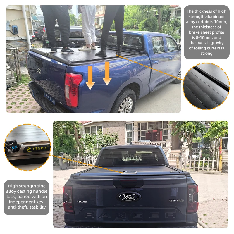 F150 Tonneau Крышка для пикапа аксессуары в том числе задняя крышка токарного станка Ranger Hilux замок хвостовой ящик
