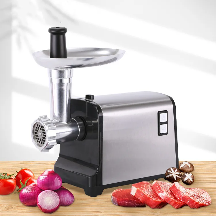 Multi-function 1200W Stainless Steel Blade Exchangeable 3 Cutting Plates Electric Meat Grinder
